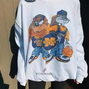 Ncaa Michigan Wolverines Looney Tunes, Sweatshirt University M689